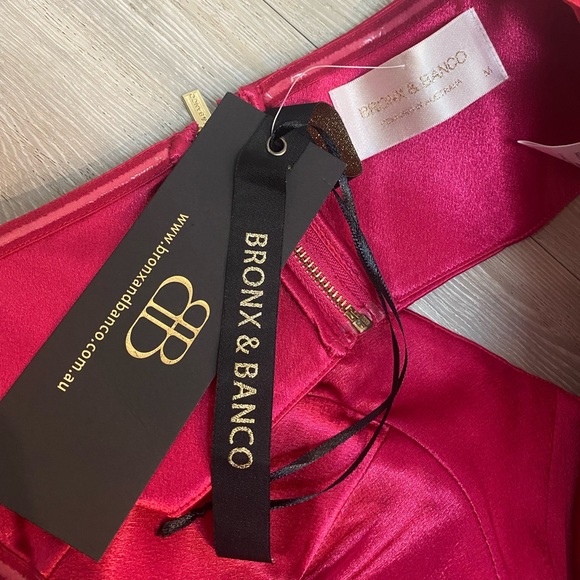 Bronx and Banco Capri Blazer L US 8 Capri Bralette Top Fuchsia Pink M US 6 NWT - Picture 12 of 16